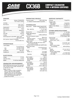 case cx36b specs